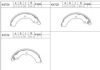 ASIMCO K4729 Brake Shoe Set